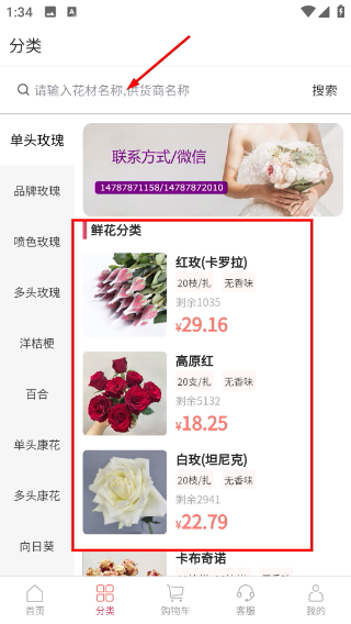 嘉佳花卉鲜花批发一件代发