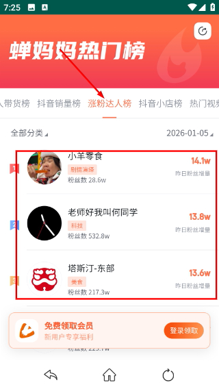 蝉大师aso数据统计分析平台