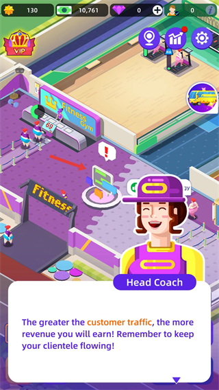 健身俱乐部大亨无限金币版无广告