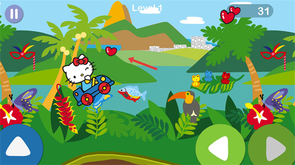 凯蒂猫飞行冒险无限爱心版