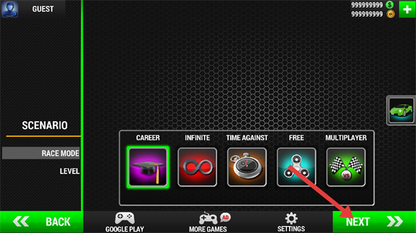 赛车限制无限金币