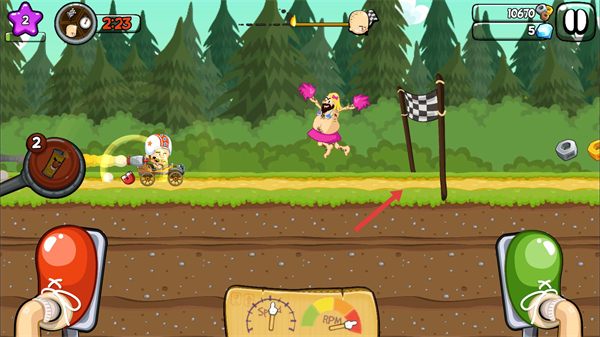 大头赛车无限钻石版