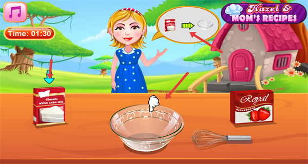 妈妈草莓蛋糕(Strawberry Cake)