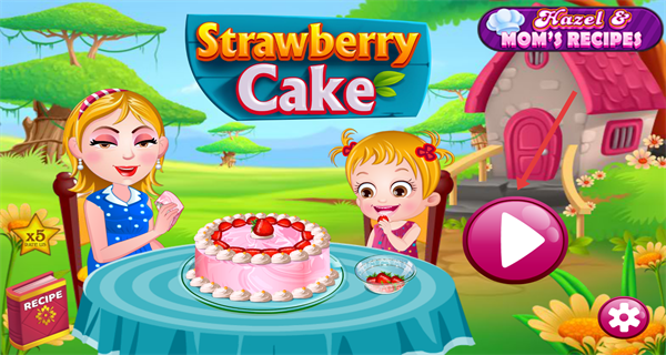 妈妈草莓蛋糕(Strawberry Cake)