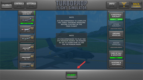 涡轮螺旋桨飞行模拟器