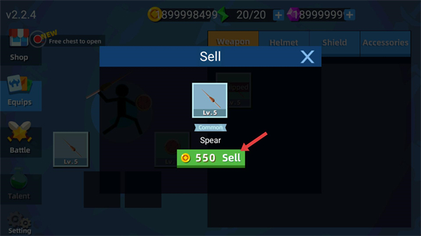 火柴人神射手MOD菜单