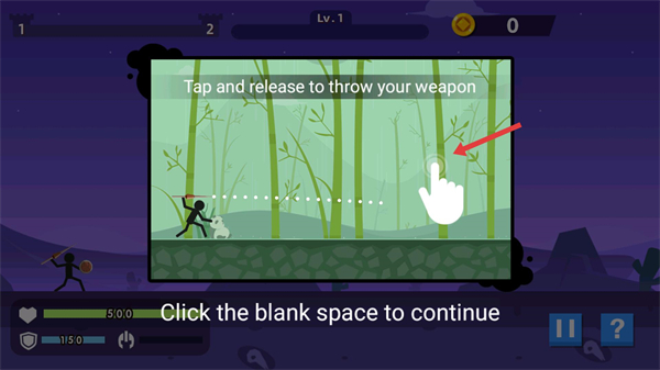 火柴人神射手免广告获得奖励版