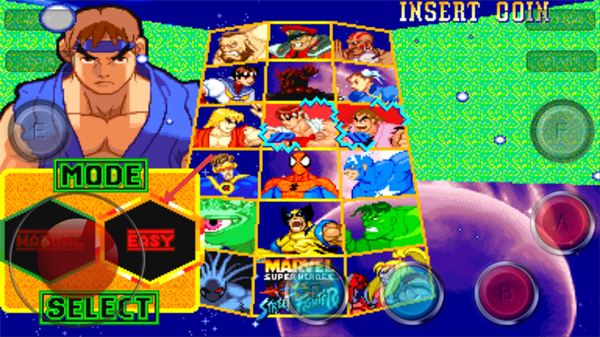 超级漫画英雄VS街霸