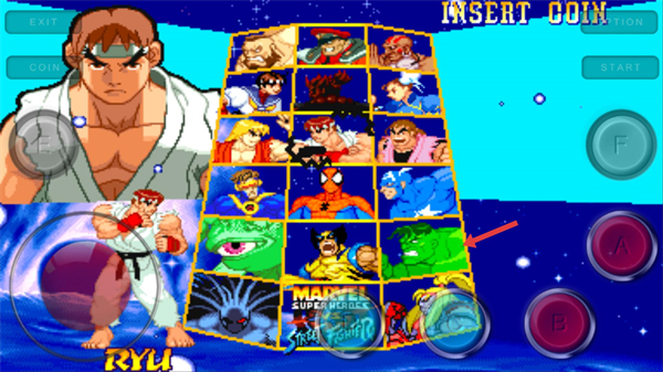 超级漫画英雄VS街霸