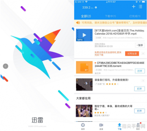 迅雷苹果手机版iOS：轻松管理下载，畅享极速体验