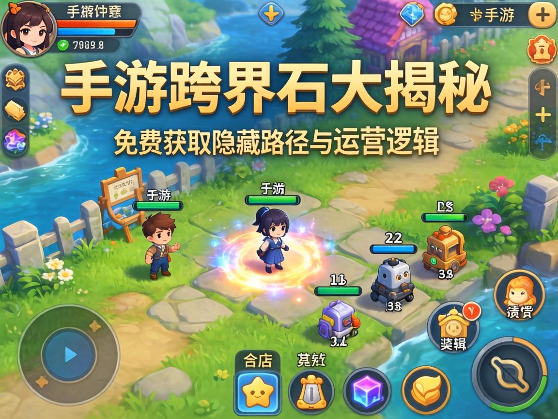 手游跨界石大揭秘，免费获取的隐藏路径与运营逻辑
