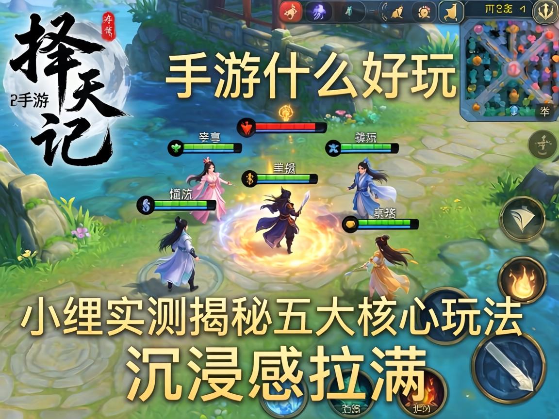 择天记手游什么好玩？小编实测揭秘五大核心玩法，沉浸感拉满！