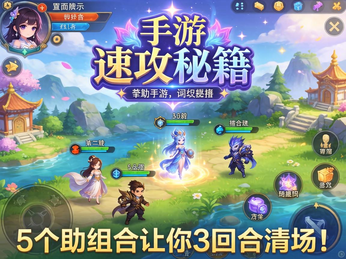 梦幻手游速攻秘籍，这5个助战组合让你3回合清场！