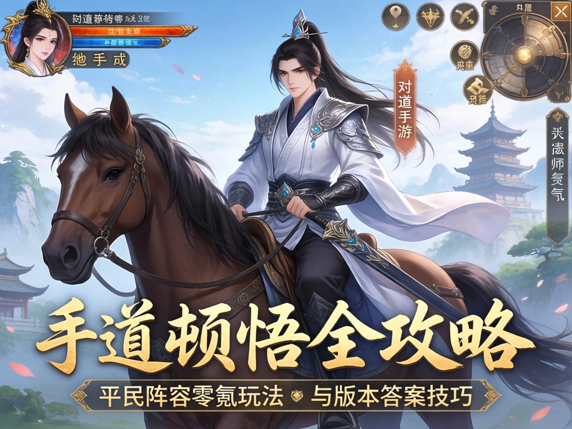 问道手游坐骑顿悟全攻略，平民阵容零氪玩法与版本答案技巧