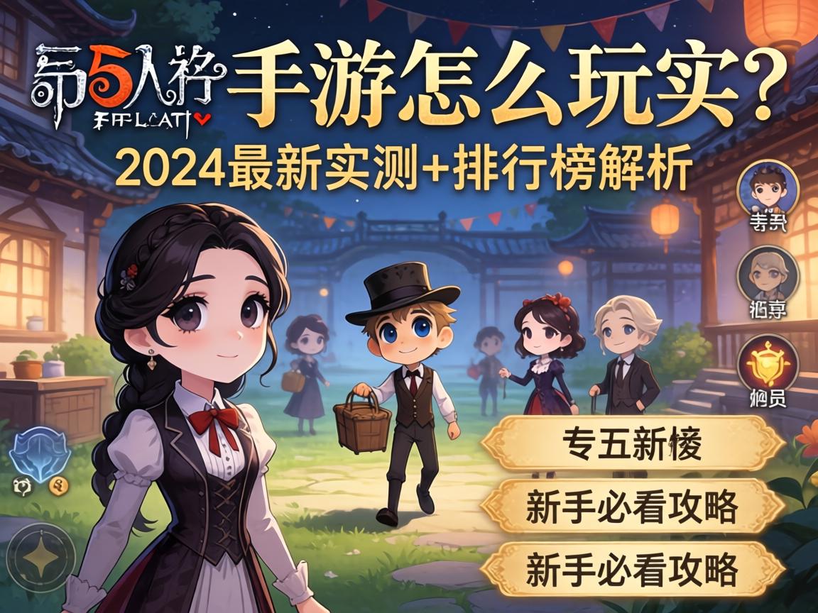 第五人格手游怎么玩?2024最新实测+排行榜解析,新手必看攻略
