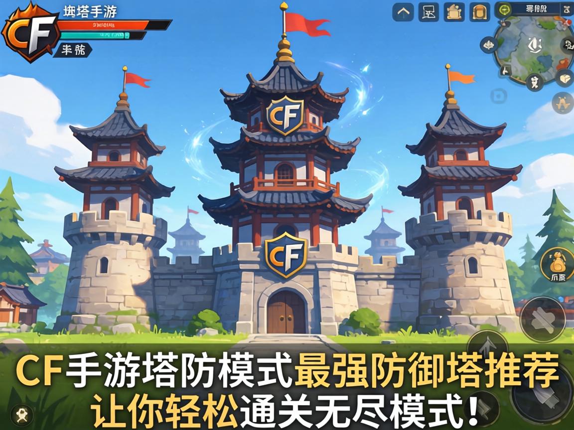 CF手游塔防模式最强防御塔推荐，这3座塔让你轻松通关无尽模式！