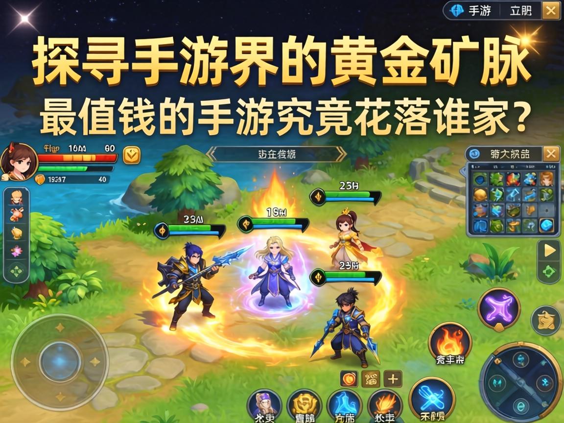 探寻手游界的黄金矿脉，最值钱的手游究竟花落谁家？