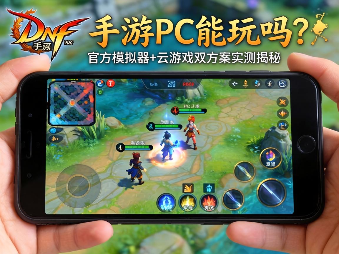 DNF手游PC能玩吗？官方模拟器+云游戏双方案实测揭秘