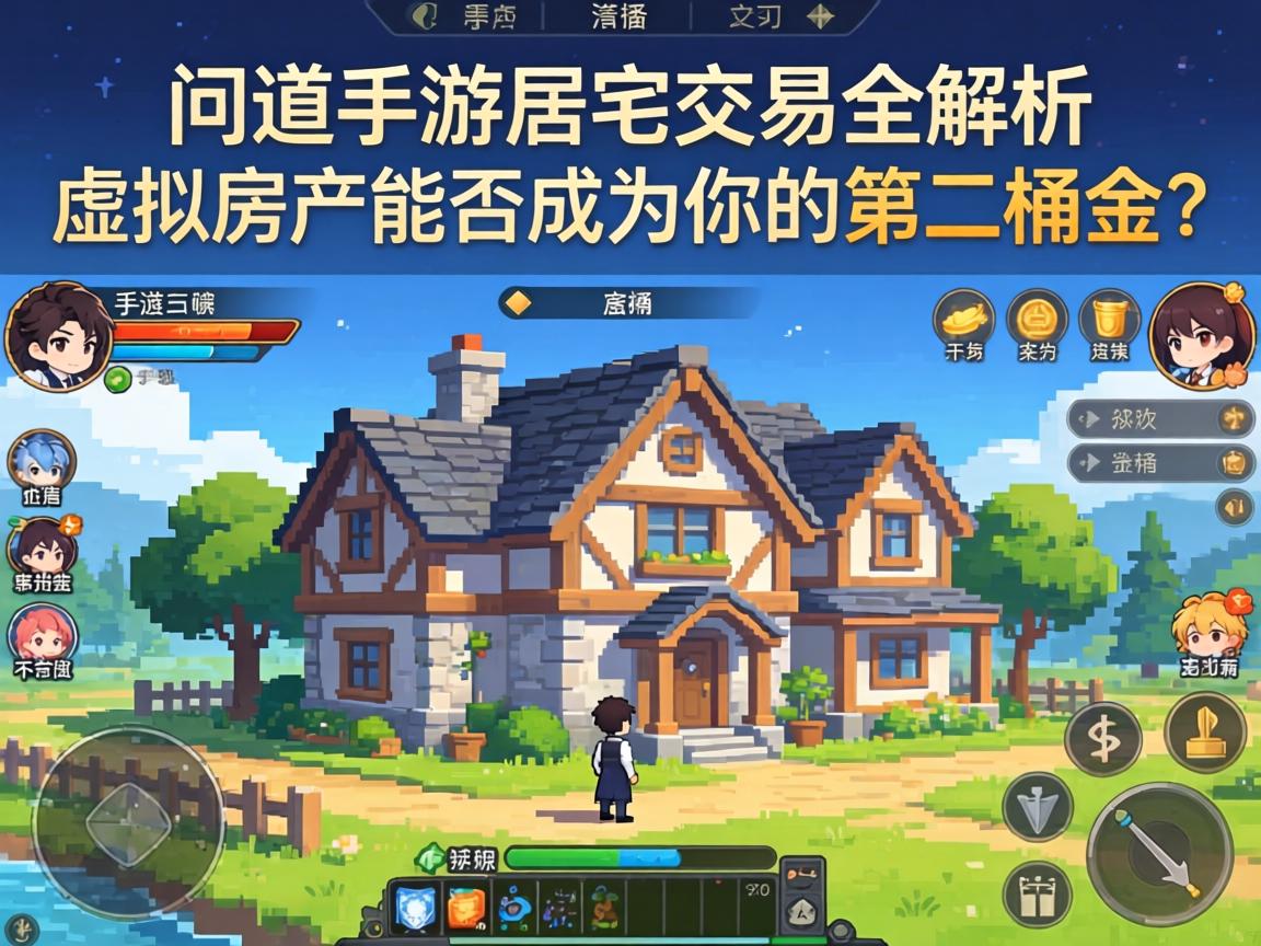 问道手游居所交易全解析，虚拟房产能否成为你的第二桶金？