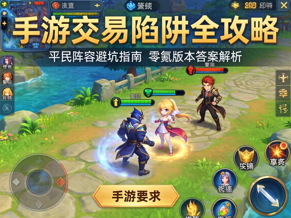 手游交易陷阱全攻略，平民阵容避坑指南与零氪版本答案解析