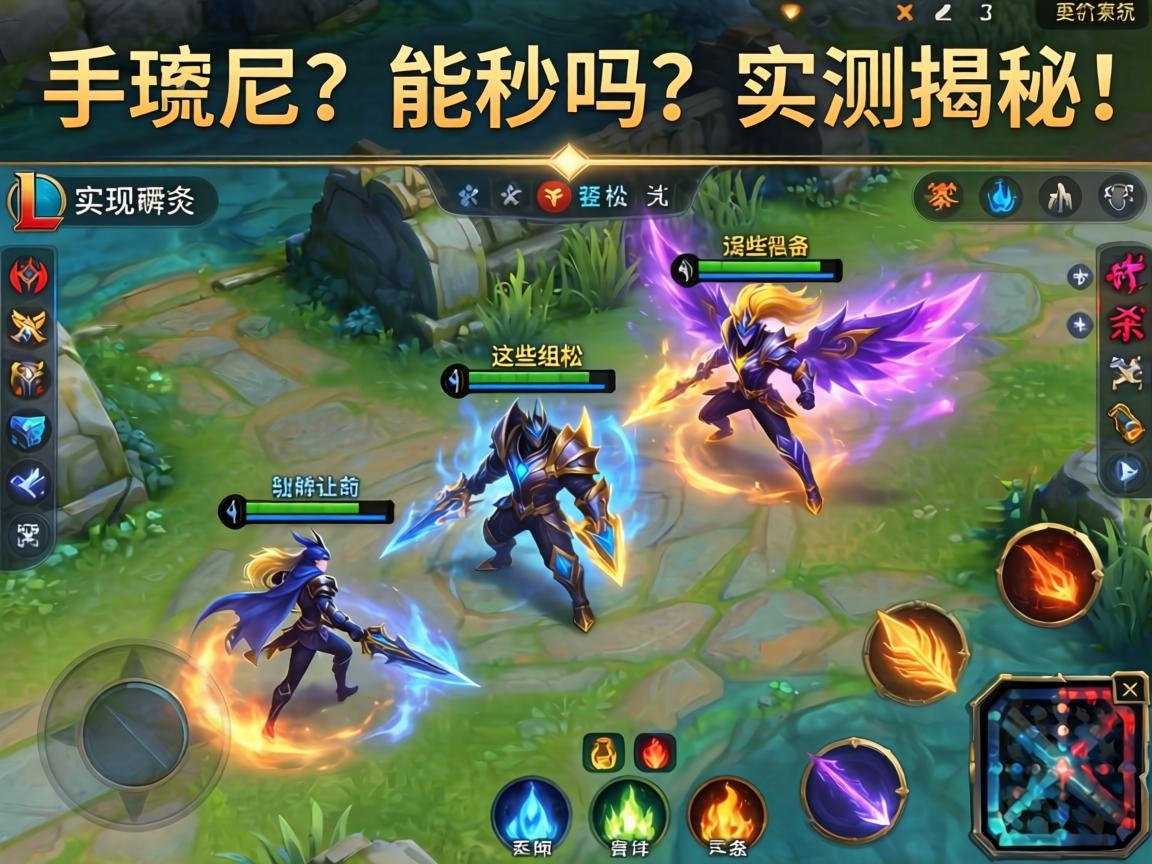 手游LOL能秒吗？实测揭秘，这些英雄与装备组合让你轻松实现瞬杀！