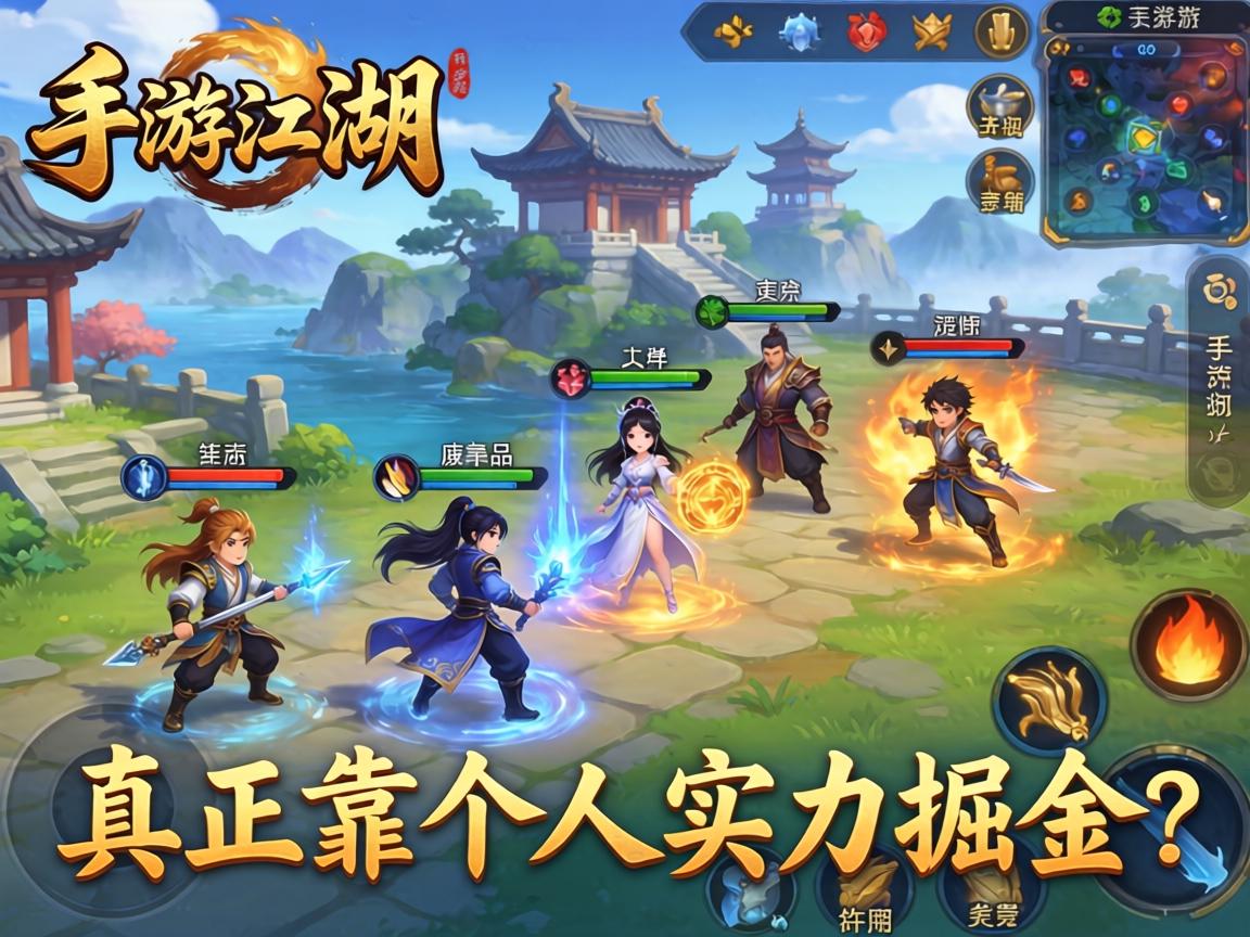 手游江湖，哪些游戏真正靠个人实力掘金？