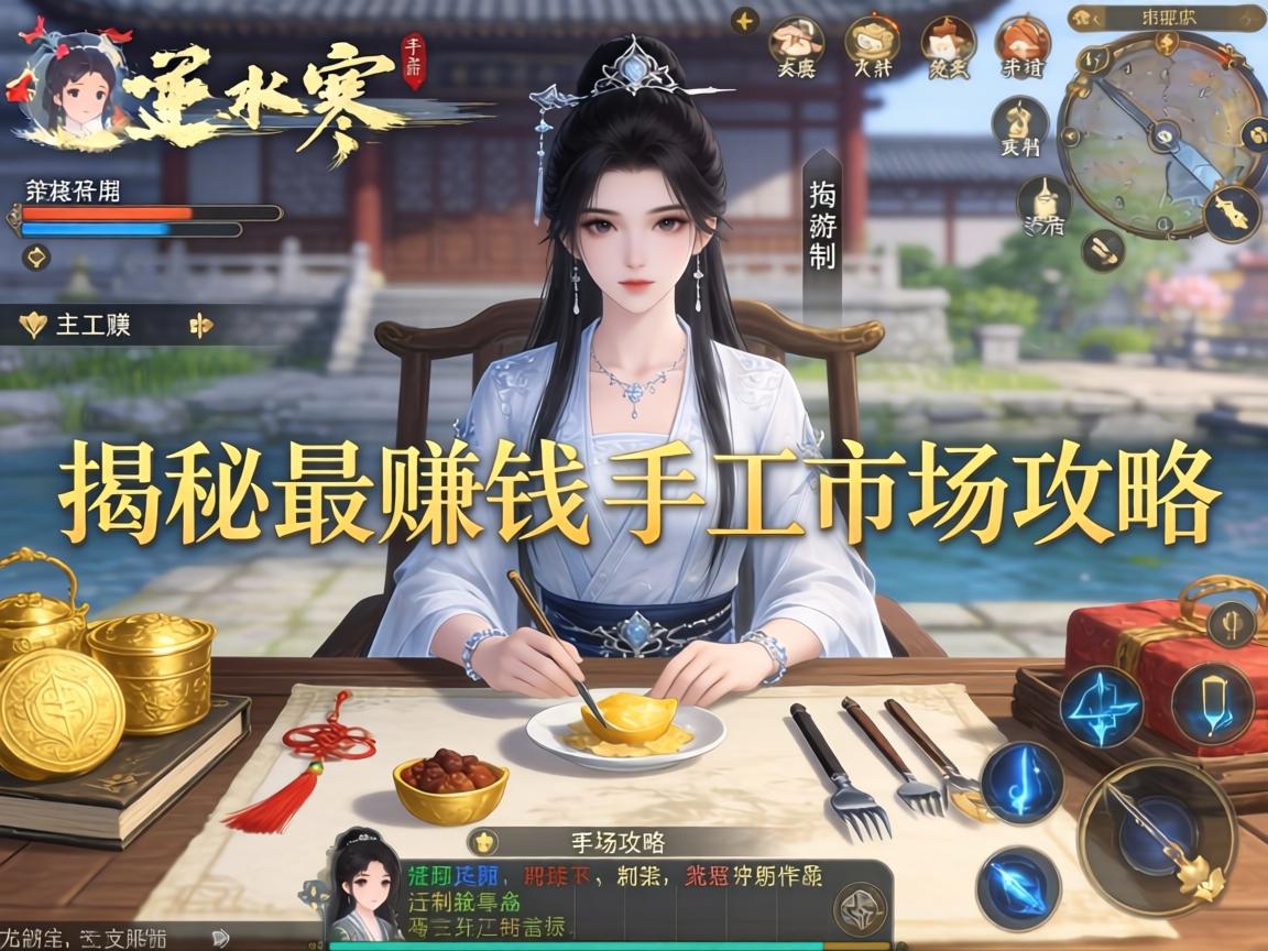 逆水寒手游，揭秘最赚钱的手工制品与市场攻略