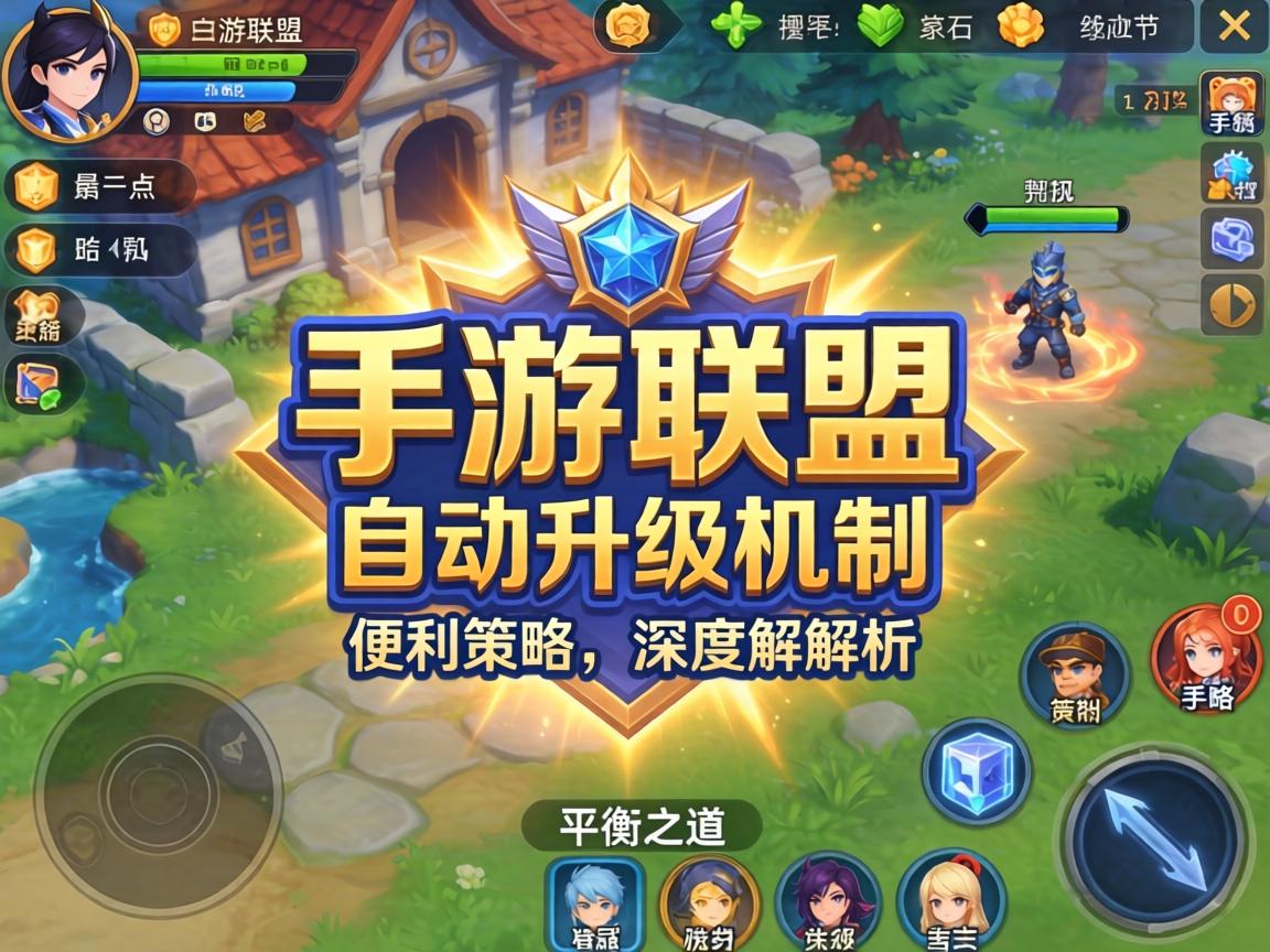 手游联盟自动升级机制深度解析，便利与策略的平衡之道