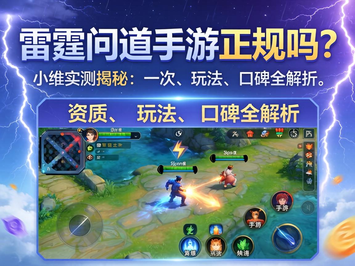 雷霆问道手游正规吗？小编实测揭秘，资质、玩法、口碑全解析