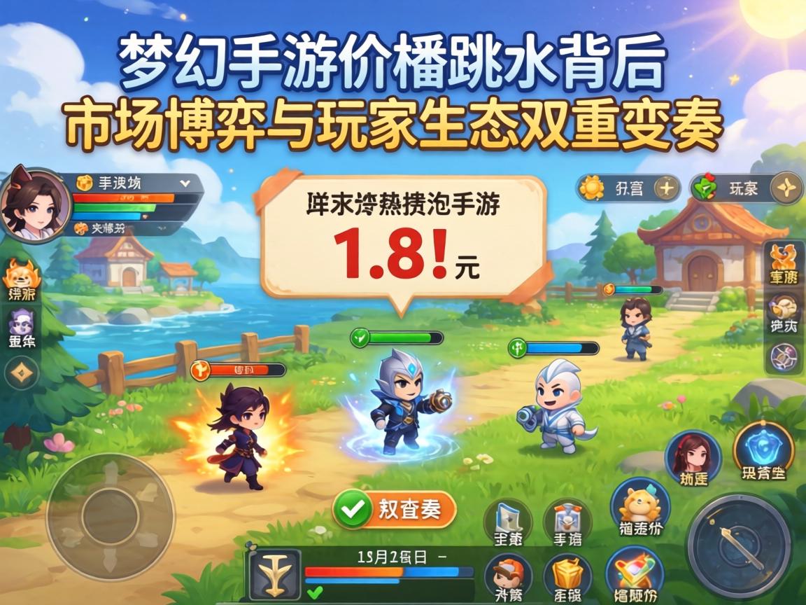 梦幻手游价格跳水背后，市场博弈与玩家生态的双重变奏
