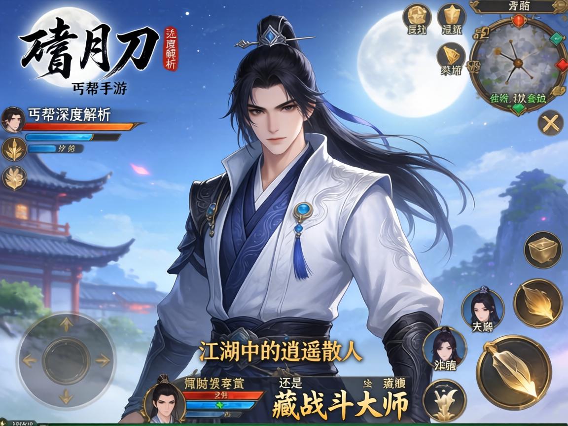 明月刀手游丐帮深度解析,江湖中的逍遥散人还是隐藏的战斗大师?