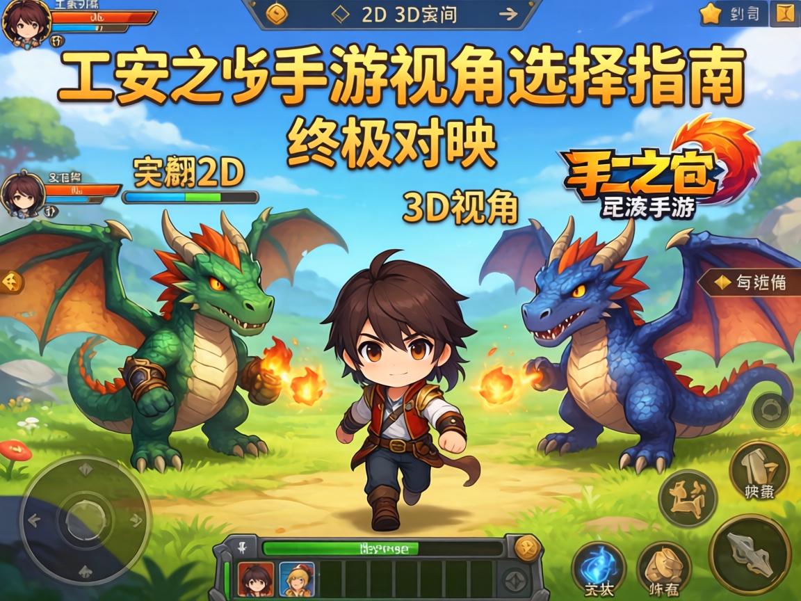 龙之谷手游视角选择指南,2.5D与3D视角的终极对决