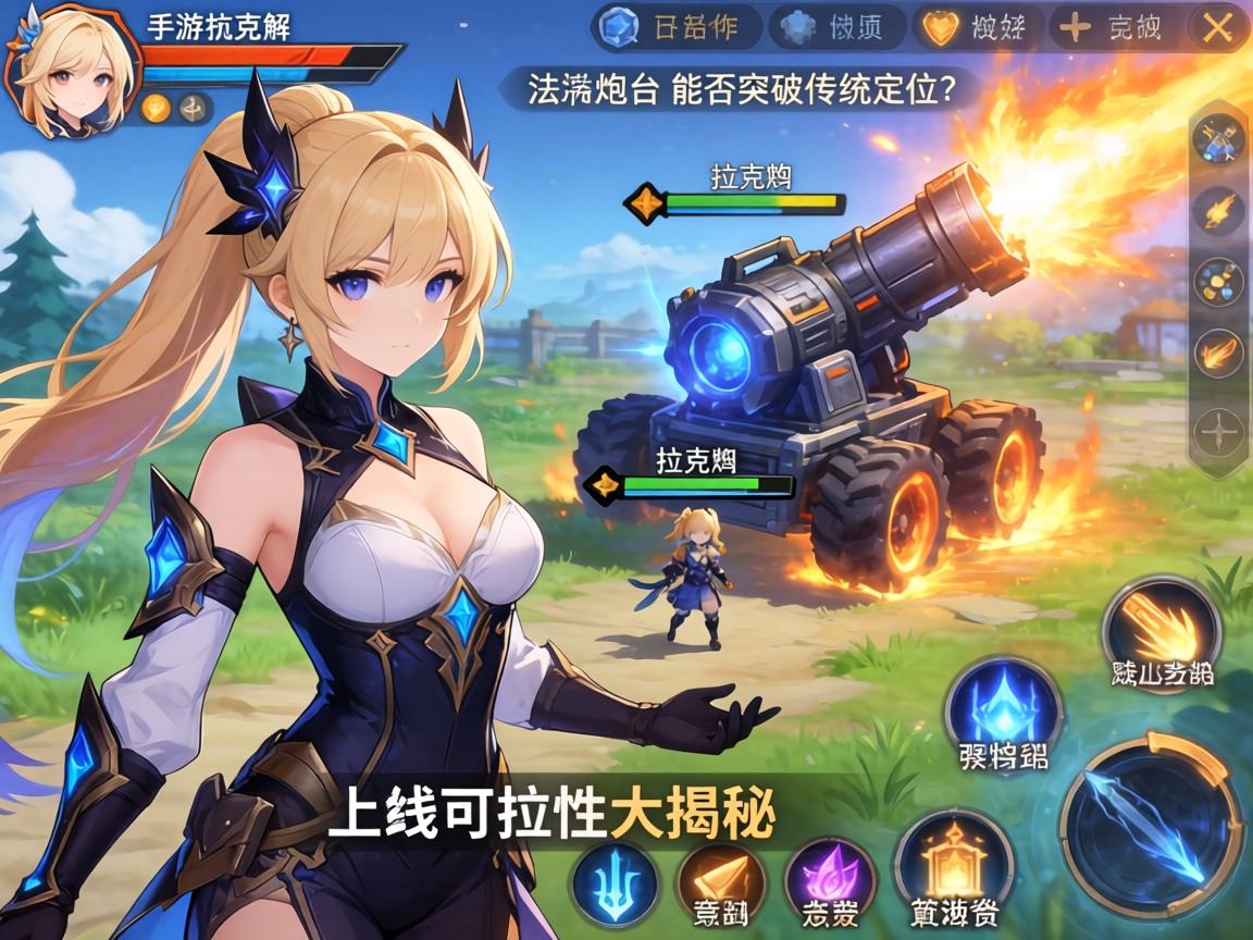 手游拉克丝上单可行性大揭秘,法术炮台能否突破传统定位?