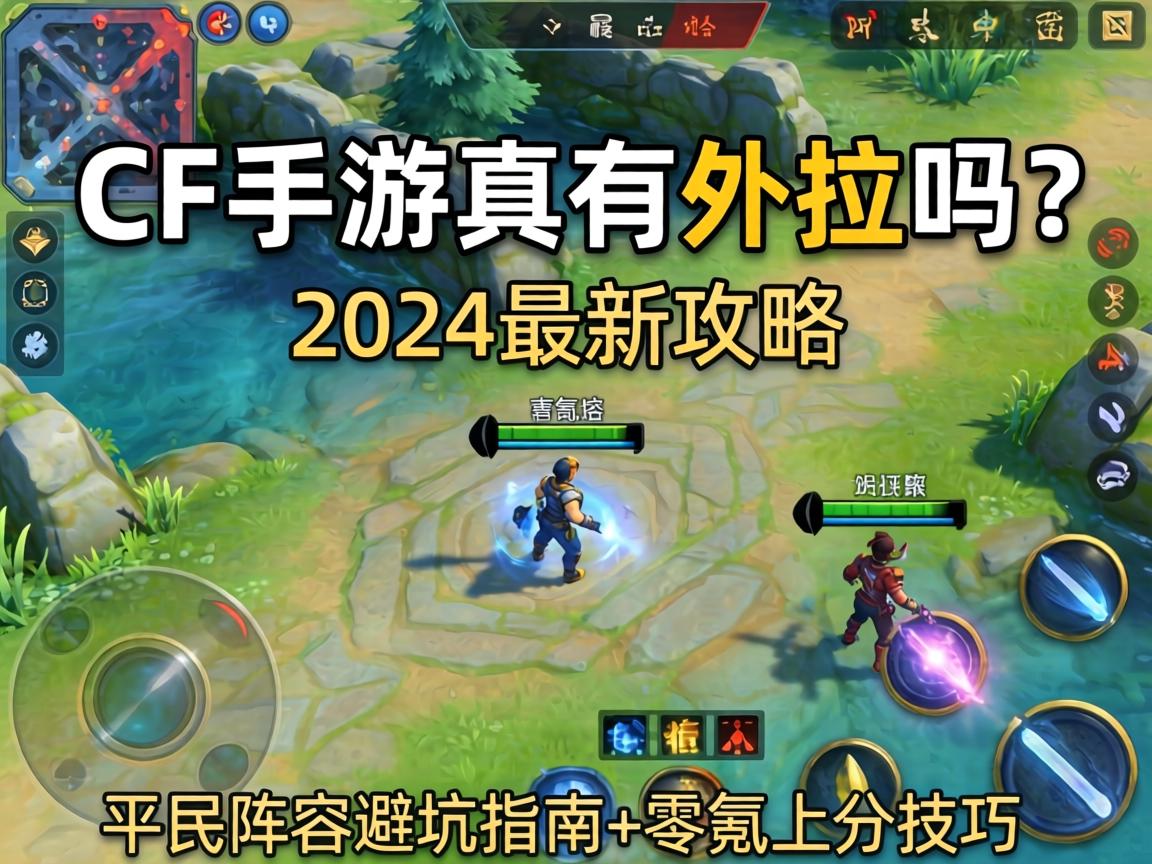 CF手游真有外挂吗？2024最新攻略，平民阵容避坑指南+零氪上分技巧