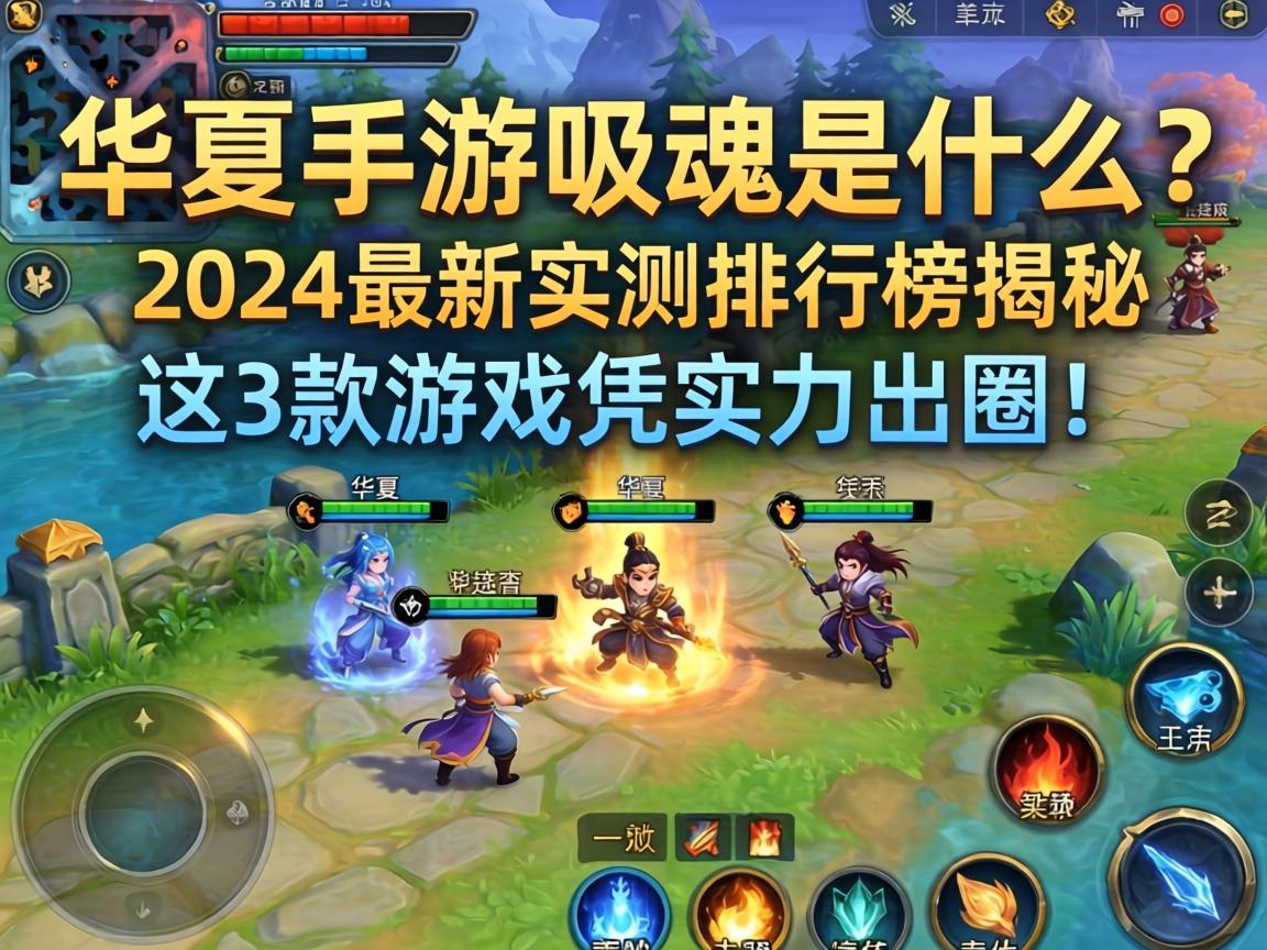 华夏手游吸魂是什么？2024最新实测排行榜揭秘，这3款游戏凭实力出圈！