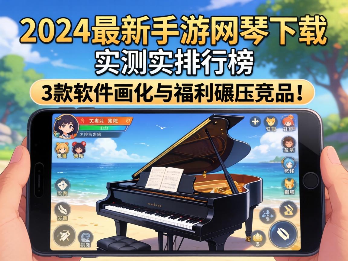 2024最新手游钢琴下载实测排行榜，这3款软件画质与福利碾压竞品！