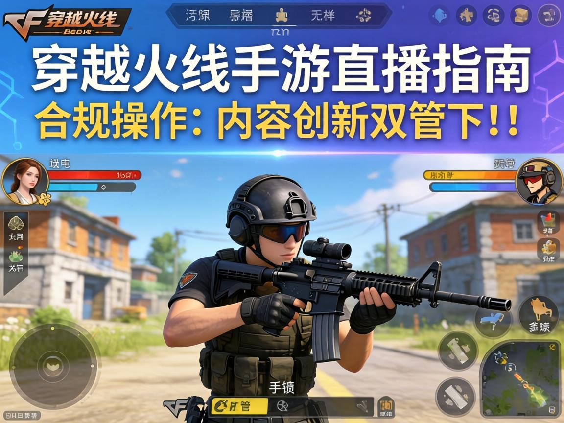 穿越火线手游直播指南，合规操作与内容创新双管齐下