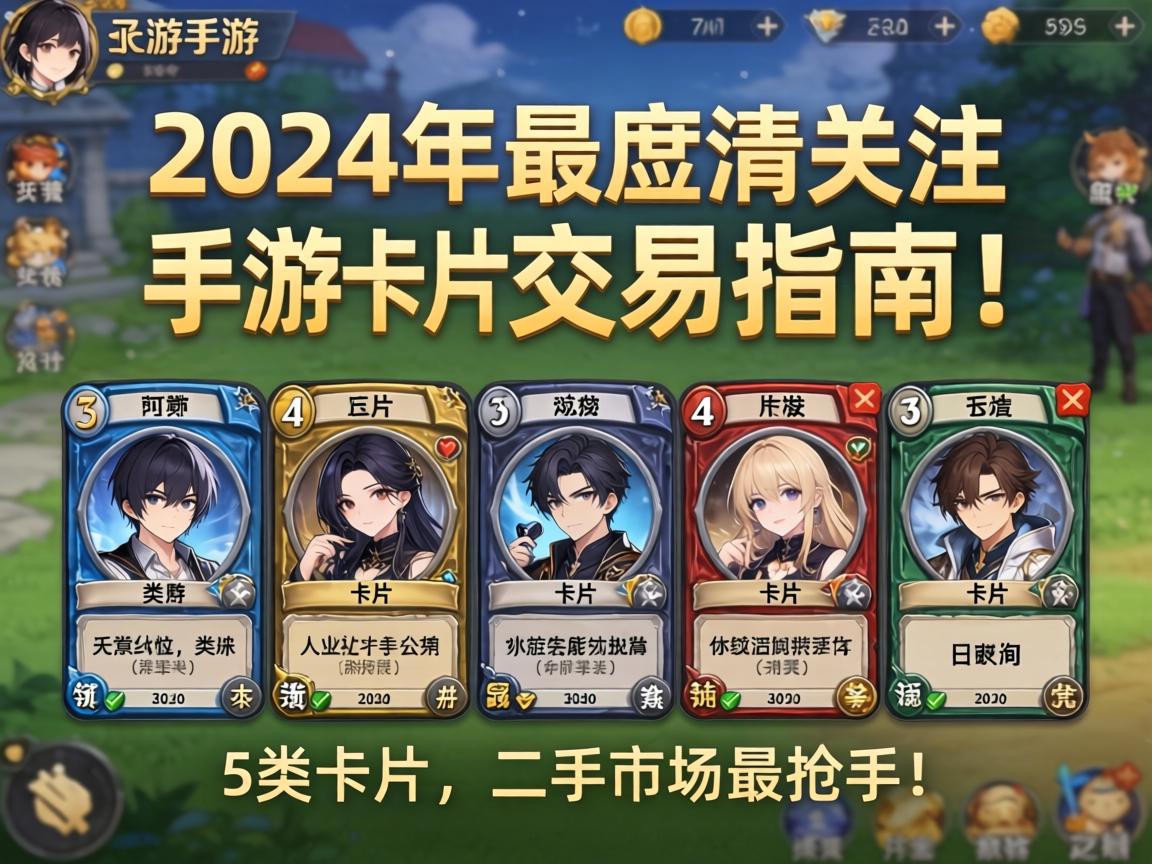 2024年最值得关注的手游卡片交易指南,这5类卡片在二手市场最抢手!