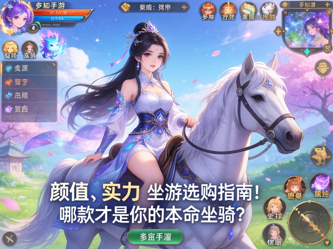 梦幻手游坐骑选购指南，从颜值到实力，哪款才是你的本命坐骑？