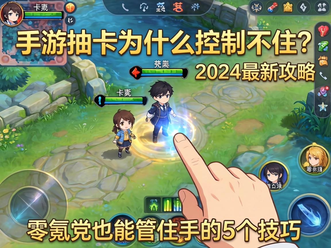 手游抽卡为什么控制不住？2024最新攻略，零氪党也能管住手的5个技巧