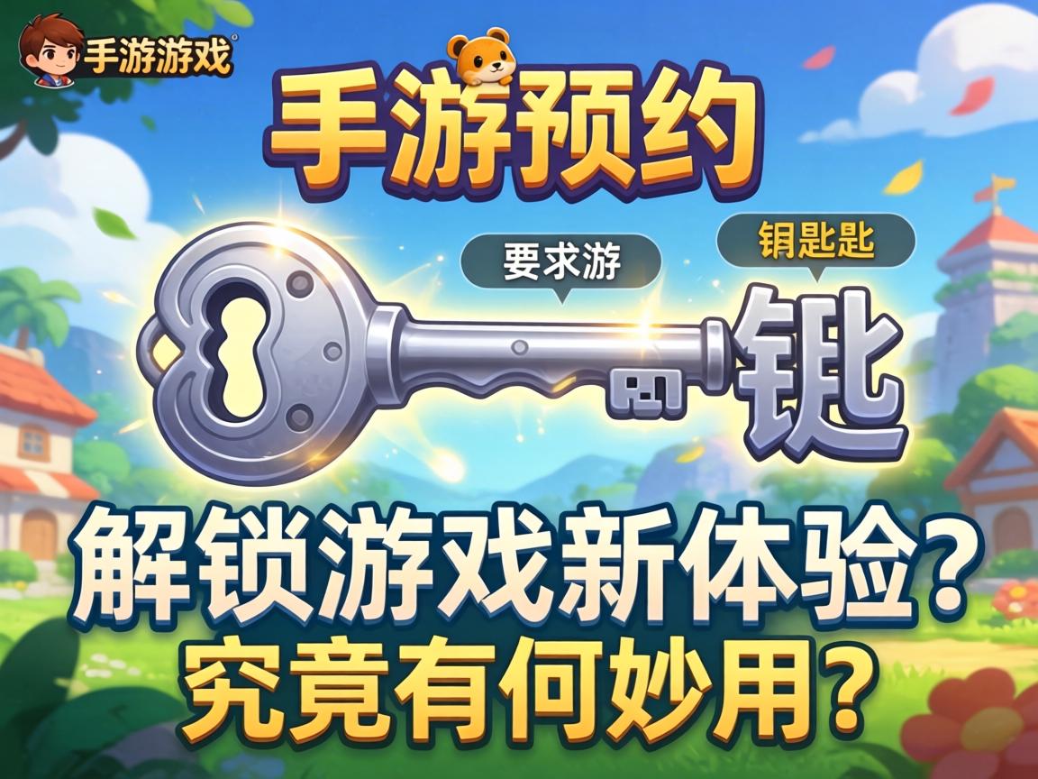 手游预约，解锁游戏新体验的钥匙，究竟有何妙用？