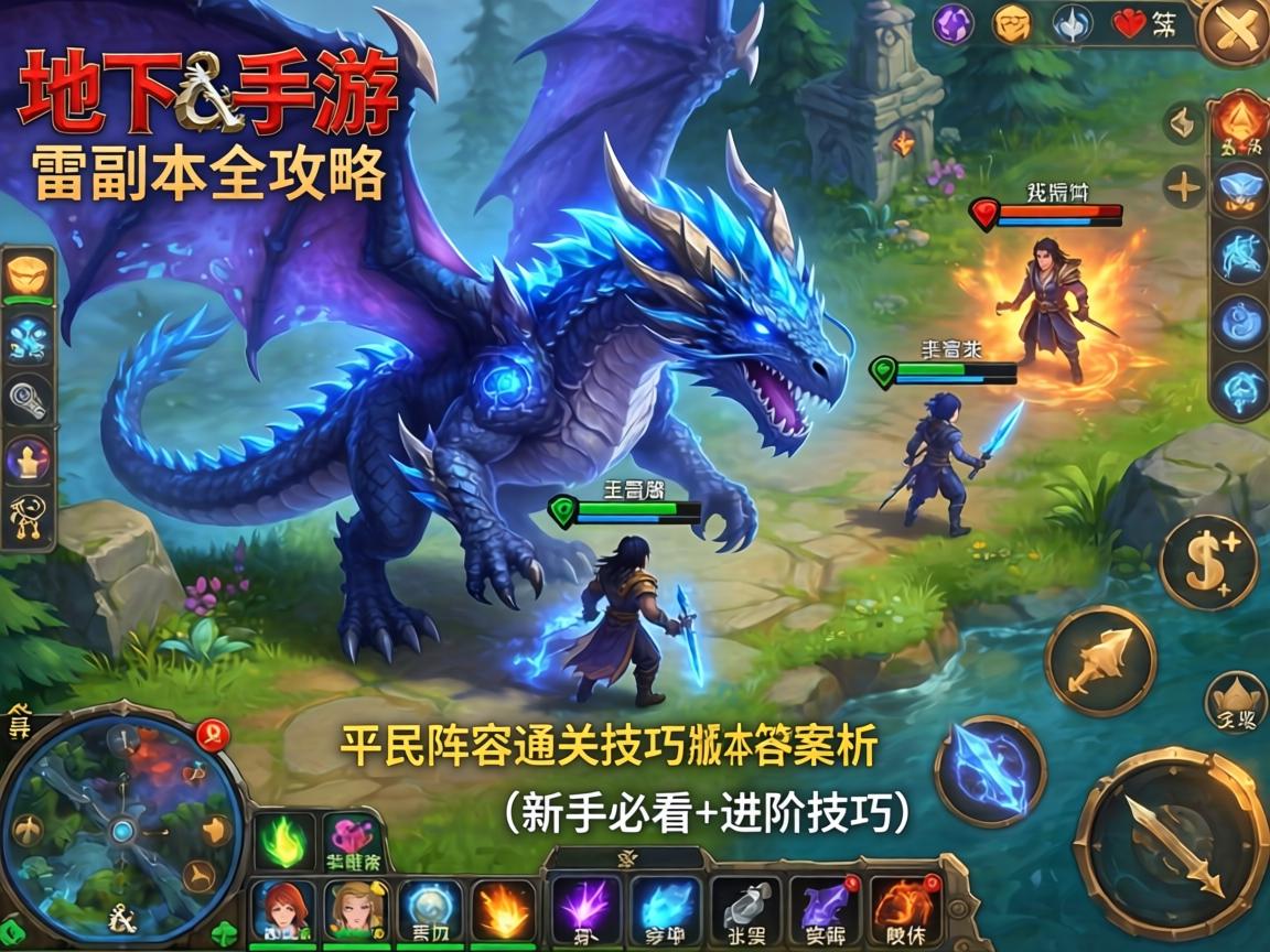 地下城手游雷龙副本全攻略，平民阵容通关技巧与版本答案奖励解析（新手必看+进阶技巧）