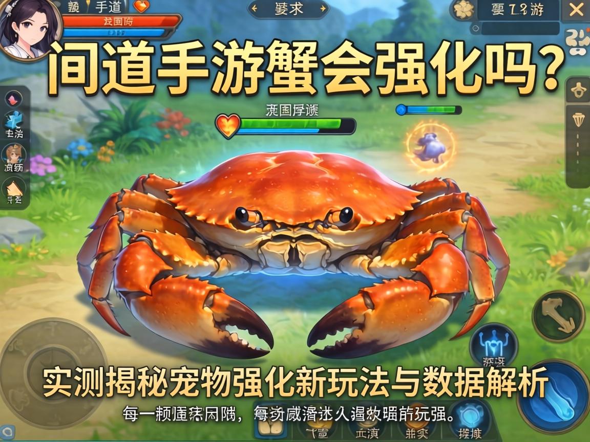 问道手游蟹会强化吗？实测揭秘宠物强化新玩法与数据解析