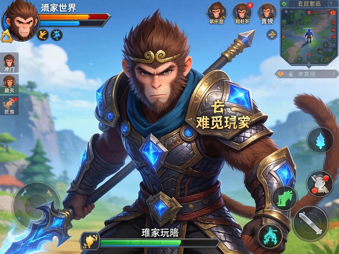 手游世界中的冷门英雄,为何猴子难觅玩家青睐?