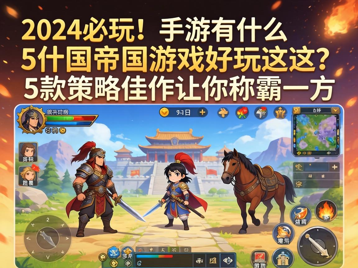 2024必玩！手游有什么帝国游戏好玩？这5款策略佳作让你称霸一方