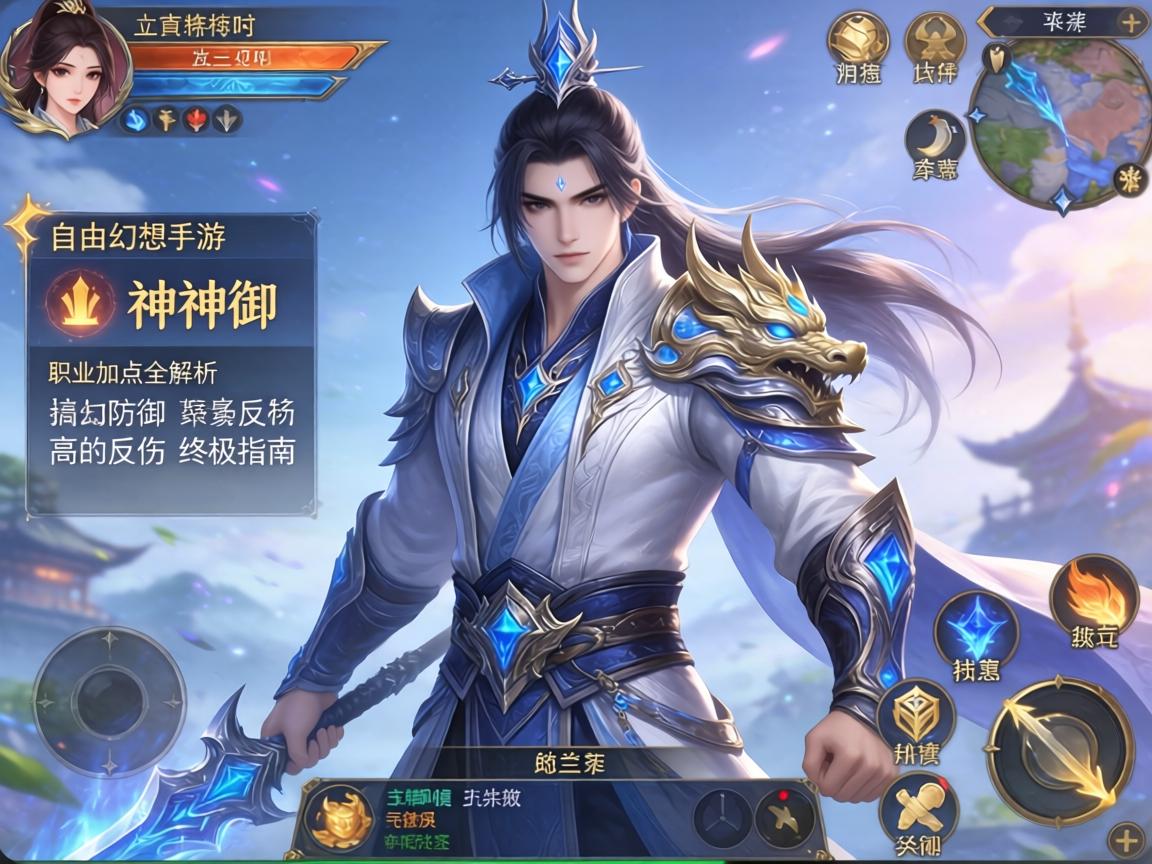自由幻想手游神御职业加点全解析,从防御到反伤的终极指南
