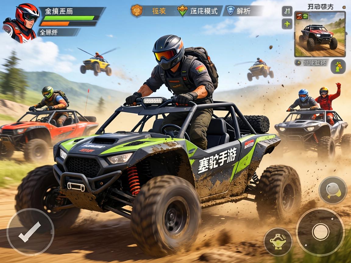 泥泞奔驰手游联机模式全解析，多人越野的狂欢与挑战