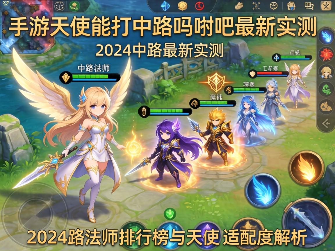 手游天使能打中路吗贴吧最新实测，2024中路法师排行榜与天使适配度解析