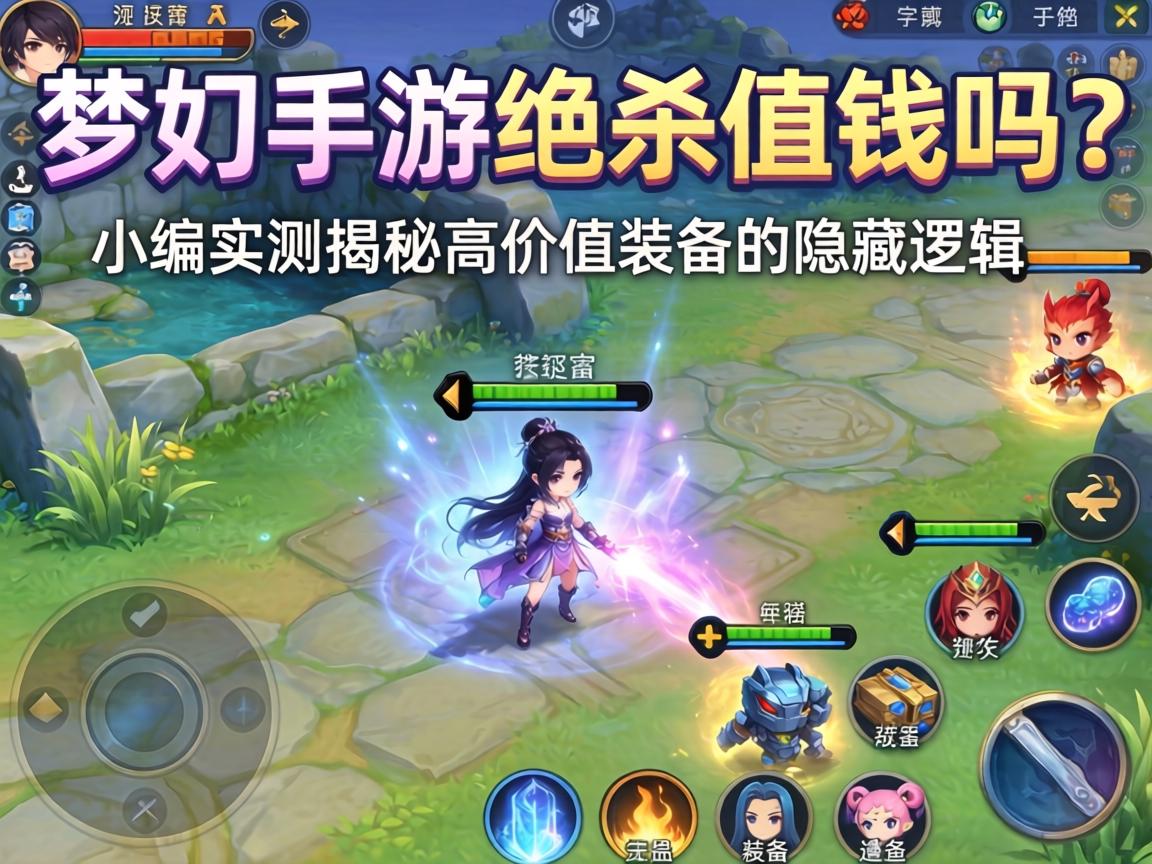 梦幻手游绝杀值钱吗?小编实测揭秘高价值装备的隐藏逻辑