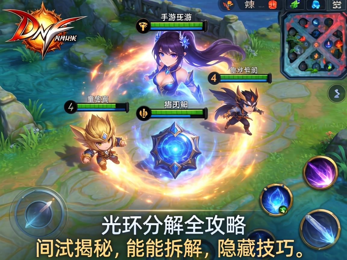 DNF手游光环分解全攻略，实测揭秘能否拆解及隐藏技巧